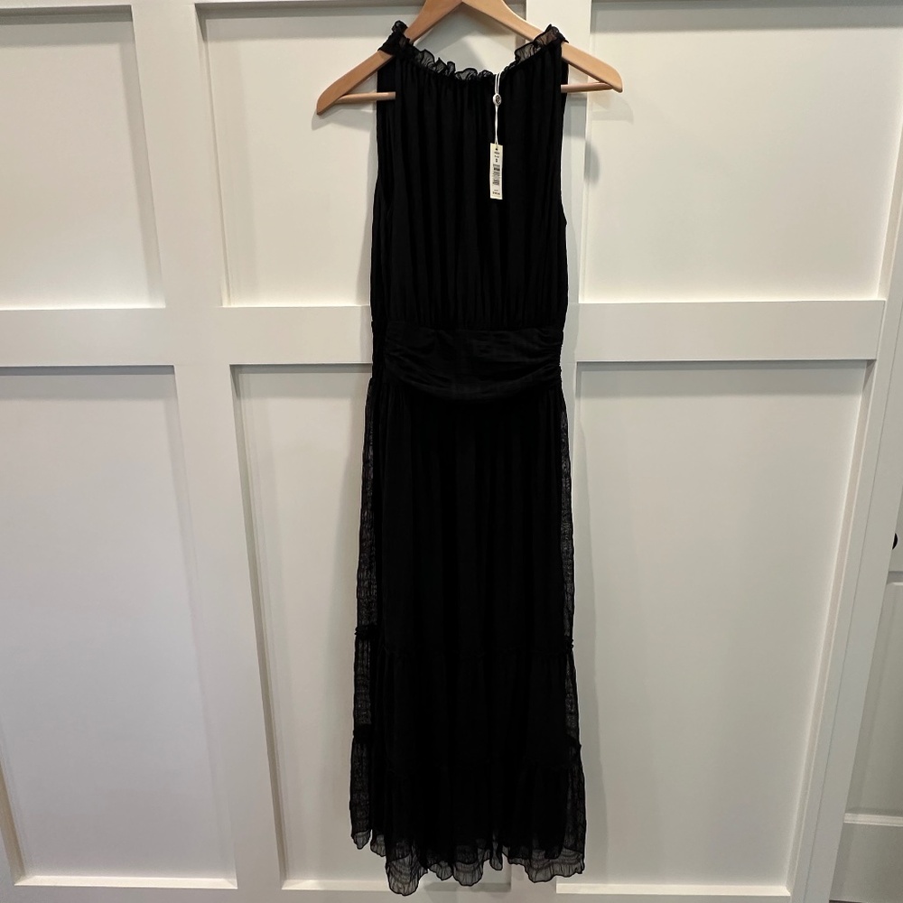 Max Studio NWT Long Black Sleeveless Dress